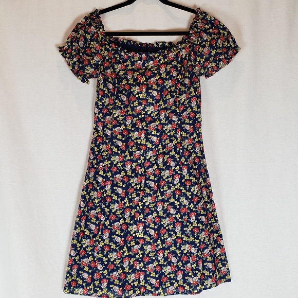 Ralph Lauren Double RL Dresses & Skirts - Ralph Lauren Button Down Navy Floral Dress size 8